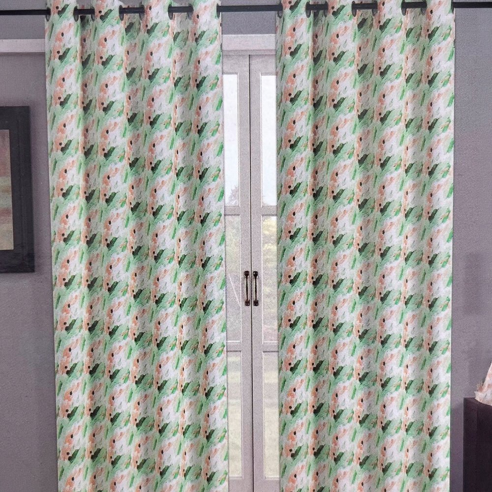 Cortina Elements Silene - Blackout 54 x 90" - Verde Lima con Aros - Elements - Titan.com.pa - 2100000838172