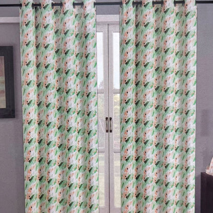 Cortina Elements Silene - Blackout 54 x 90" - Verde Lima con Aros - Elements - Titan.com.pa - 2100000838172