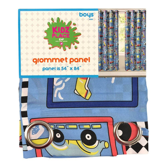 Cortina Estex Infantil Cars 54" x 84" - Azul