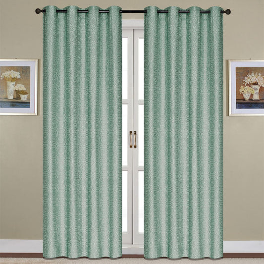 Cortina Home Accents Mara Con Aros 54" x 90" - Azul claro