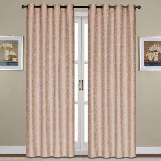 Cortina Home Accents Mara Con Aros 54" x 90" - Rosa claro