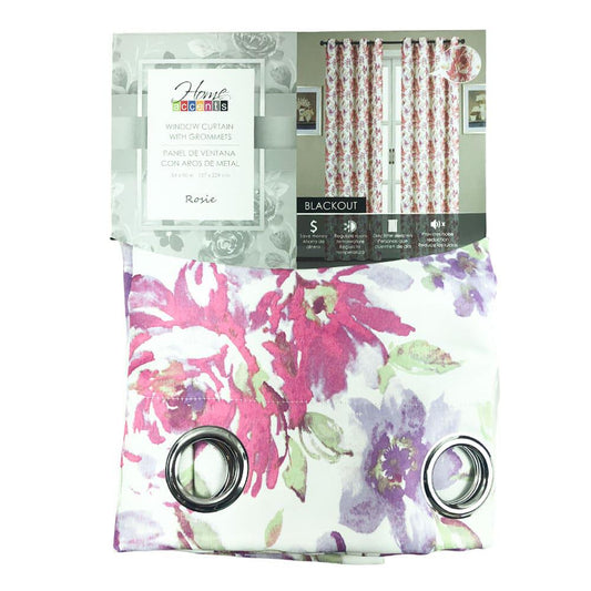 Cortina Home Accents Rosie Blackout 54" x 90" - Rosa