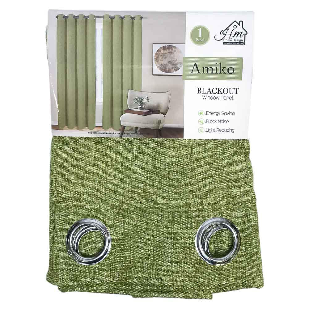 Cortina Home Design Amiko de 54" x 84" - Verde Claro
