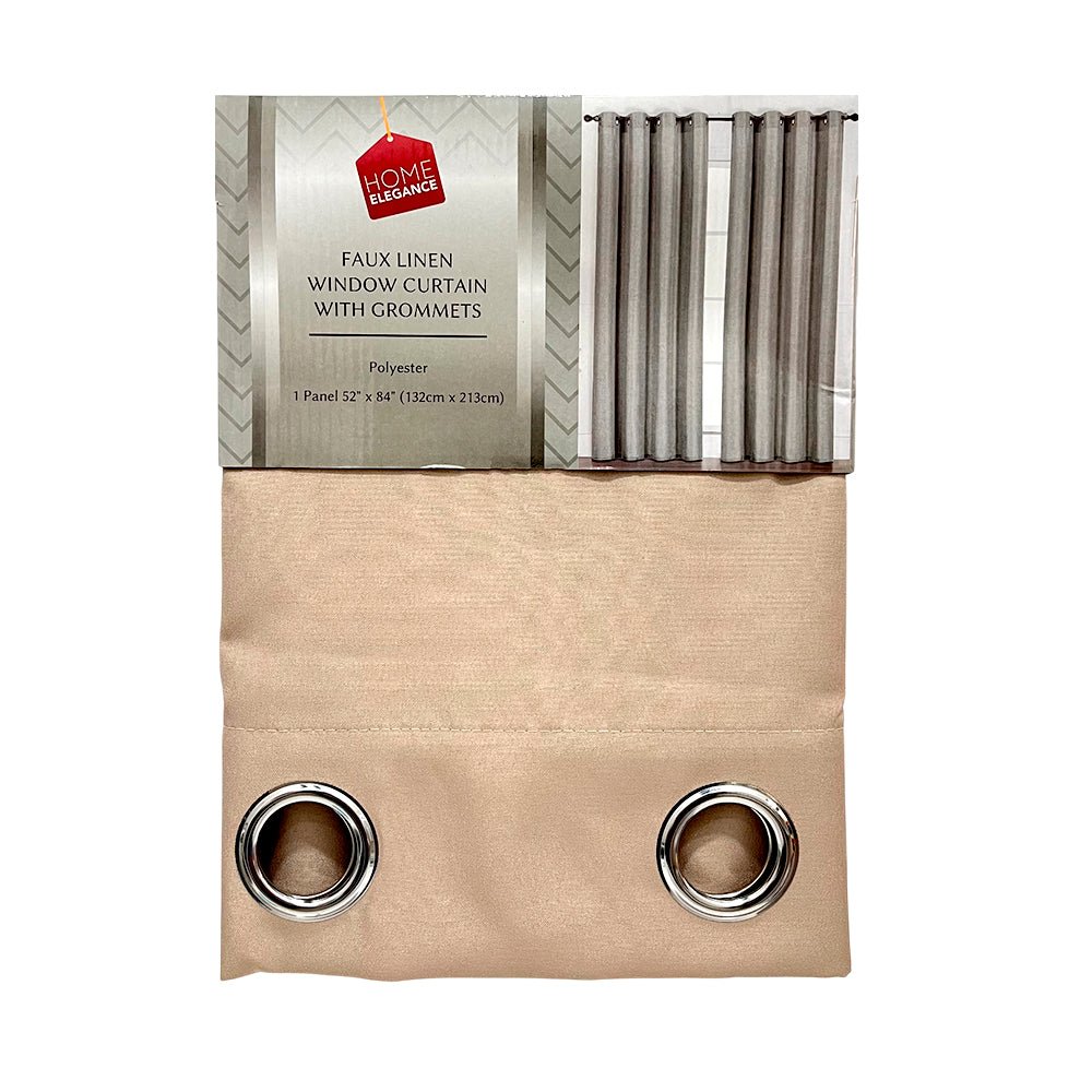 Cortina / Home Elegance / Lino con Aros / 52" x 84" - Home Elegance - Titan.com.pa - 2100000258659