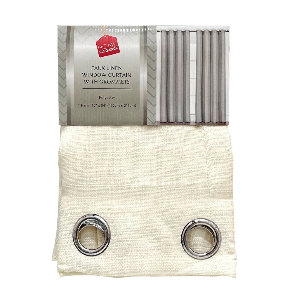 Cortina / Home Elegance / Lino con Aros / 52" x 84" - Home Elegance - Titan.com.pa - 2100000258659