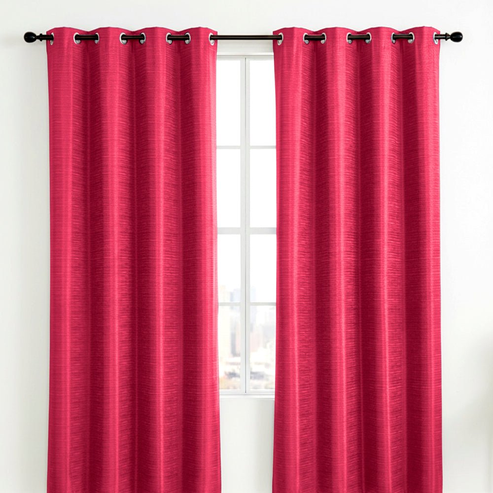 Cortina Istanbul Home Elegance / Burgundy con Aros – 54" x 84" - Home Elegance - Titan.com.pa - 2100000874958