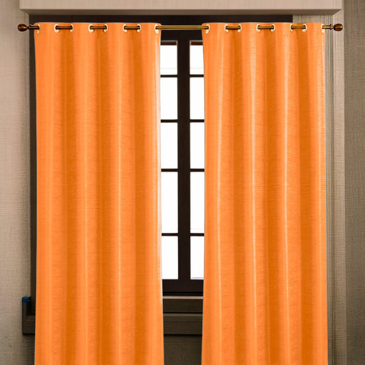 Cortina Istanbul Home Elegance / Orange con Aros 54" x 84" - Home Elegance - Titan.com.pa - 2100000079391