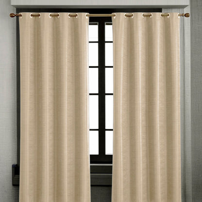 Cortina Istanbul Home Elegance / Taupe con Aros 54" x 84" - Home Elegance - Titan.com.pa - 2100000445196