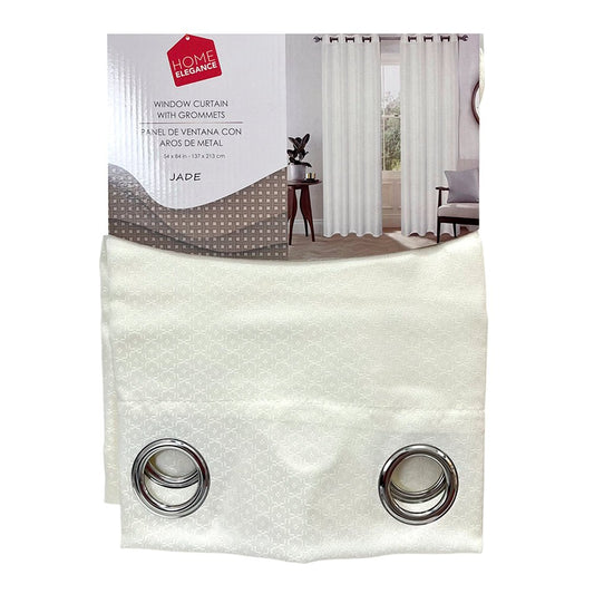 Cortina Jade 54" x 84" Jacquard Beige / Home Elegance - Home Elegance - Titan.com.pa - 2100000939749