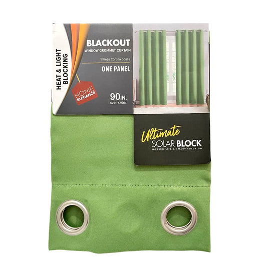 Cortina Jasmine / Home Elegance / Blackout Sage con Aros / 52" x 90" - Home Elegance - Titan.com.pa - 2100000841240