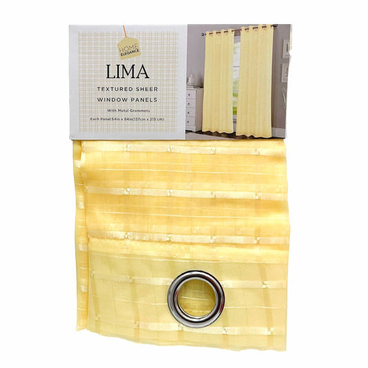 Cortina Lima Home Elegance - Banana 54 x 84" - Home Elegance - Titan.com.pa - 2100001142551