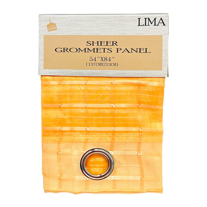 Cortina Lima Peach 54” X 84” C/Aros Home Elegance - Home Elegance - Titan.com.pa - 2100000034307