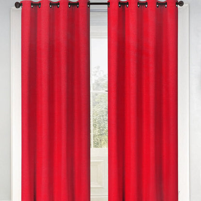 Cortina Lisa 54" x 84" Jacquard Roja / Home Elegance - Home Elegance - Titan.com.pa - 2100000345328