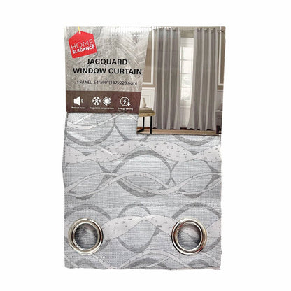Cortina Luna Home Elegance - Jacquard / Aros - 54x90" – Surtido - Home Elegance - Titan.com.pa - 2100001701642