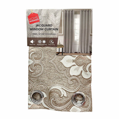 Cortina Luna Home Elegance - Jacquard / Aros - 54x90" – Surtido - Home Elegance - Titan.com.pa - 2100001701642