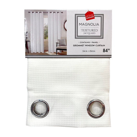 Cortina Magnolia 54" x 84" Jacquard Blanca / Home Elegance - Home Elegance - Titan.com.pa - 2100000081370