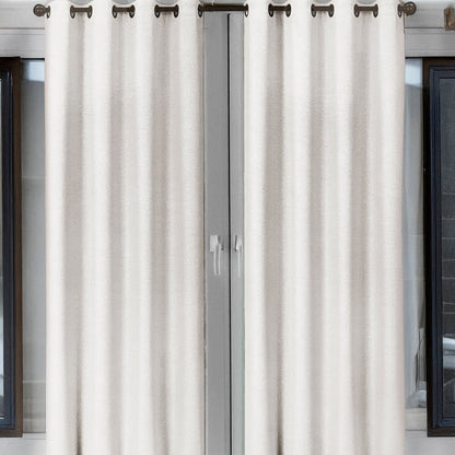 Cortina Magnolia 54" x 84" Jacquard Blanca / Home Elegance - Home Elegance - Titan.com.pa - 2100000081370