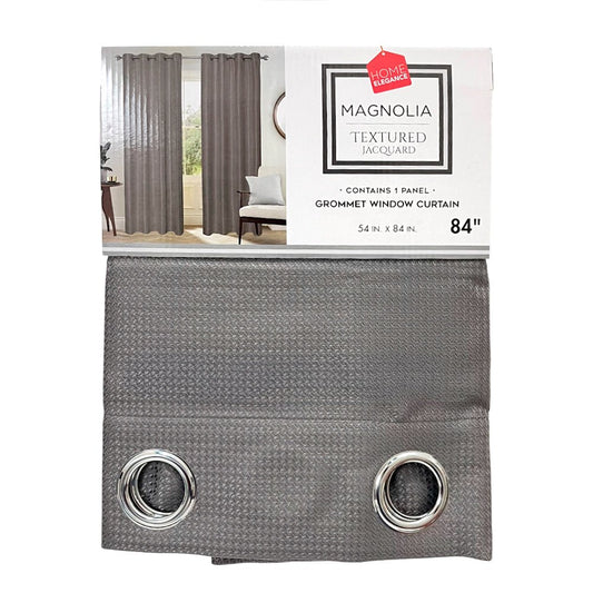 Cortina Magnolia 54" x 84" Jacquard Charcoal / Home Elegance - Home Elegance - Titan.com.pa - 2100000803873