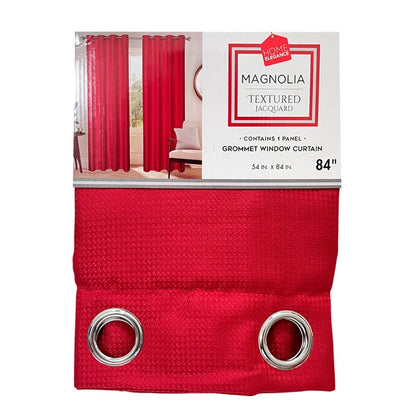 Cortina Magnolia 54" x 84" Jacquard Roja / Home Elegance - Home Elegance - Titan.com.pa - 2100000973057