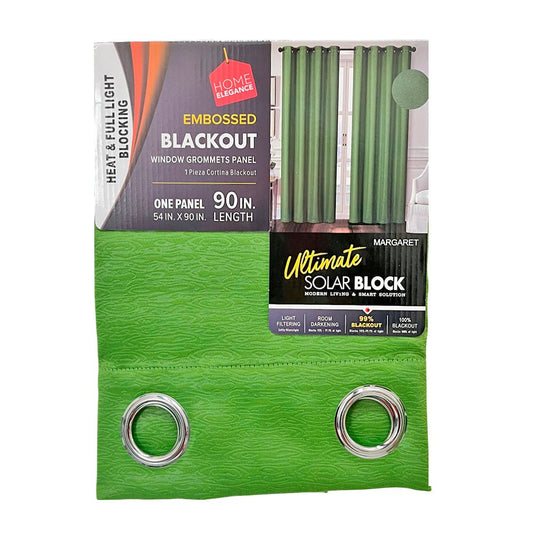 Cortina Margaret 54" x 90" Blackout Verde / Home Elegance - Home Elegance - Titan.com.pa - 2100000440184