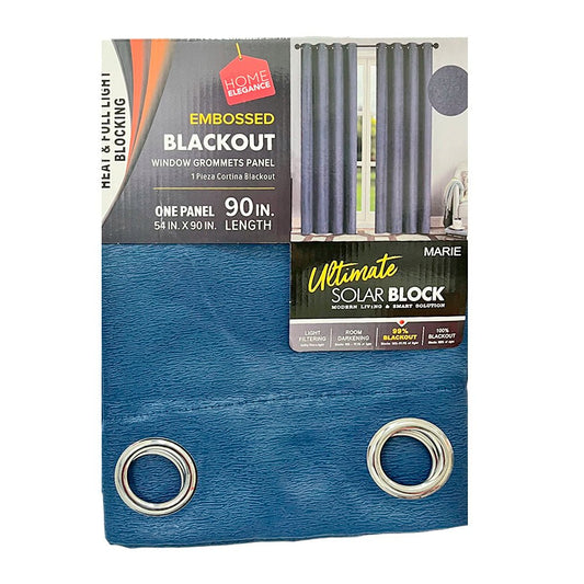 Cortina Marie 54" x 90" Blackout Navy / Home Elegance - Home Elegance - Titan.com.pa - 2100000838011