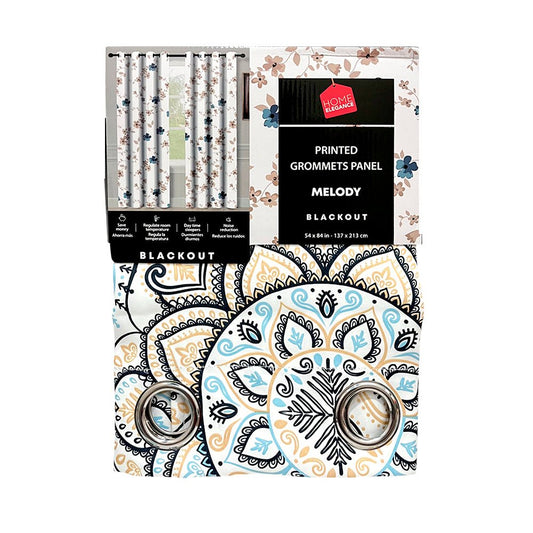 Cortina Melody / Home Elegance / Surtida con Aros / 54" x 84" - Home Elegance - Titan.com.pa - 2100001613419