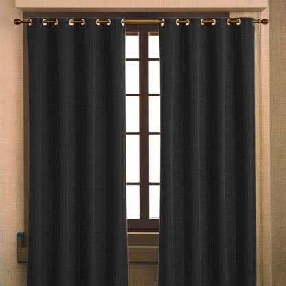 Cortina Merida Home Elegance / Black con Aros – 54" x 84" - Home Elegance - Titan.com.pa - 2100000555796
