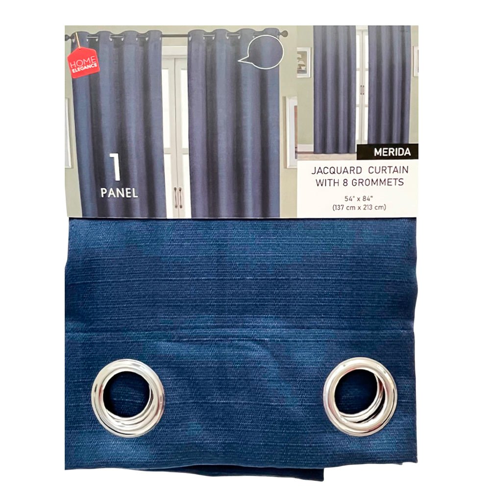 Cortina Merida Home Elegance / Navy con Aros – 54" x 84" - Home Elegance - Titan.com.pa - 2100000741762