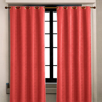 Cortina Merida Home Elegance / Rust con Aros – 54" x 84" - Home Elegance - Titan.com.pa - 2100000390328