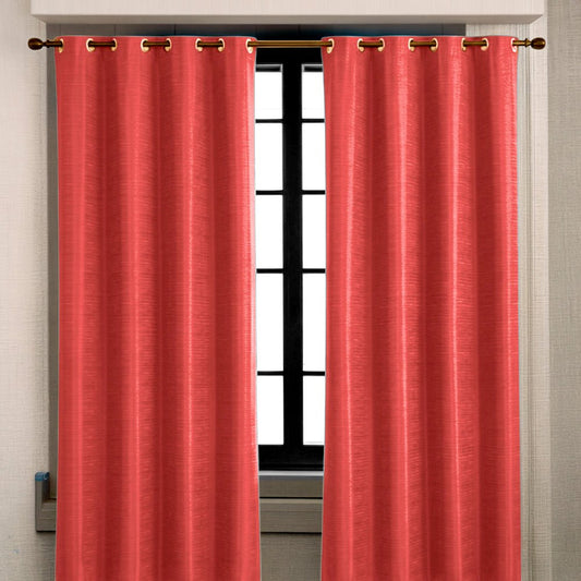 Cortina Merida Home Elegance / Rust con Aros – 54" x 84" - Home Elegance - Titan.com.pa - 2100000390328