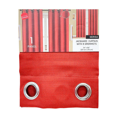 Cortina Merida Home Elegance / Rust con Aros – 54" x 84" - Home Elegance - Titan.com.pa - 2100000390328