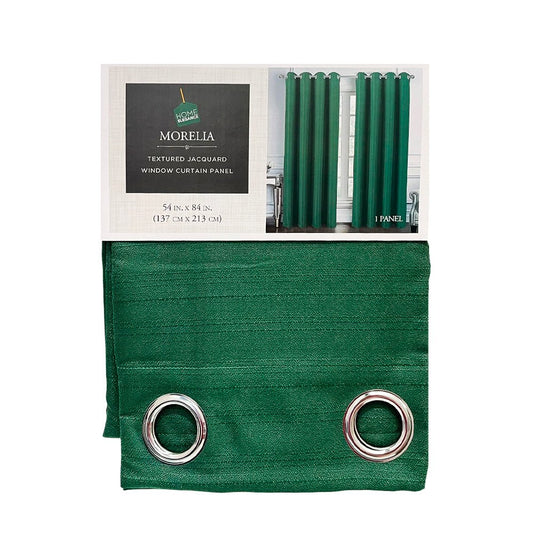 Cortina Morelia Home Elegance / Verde con Aros – 54" x 84" - Home Elegance - Titan.com.pa - 2100000795871