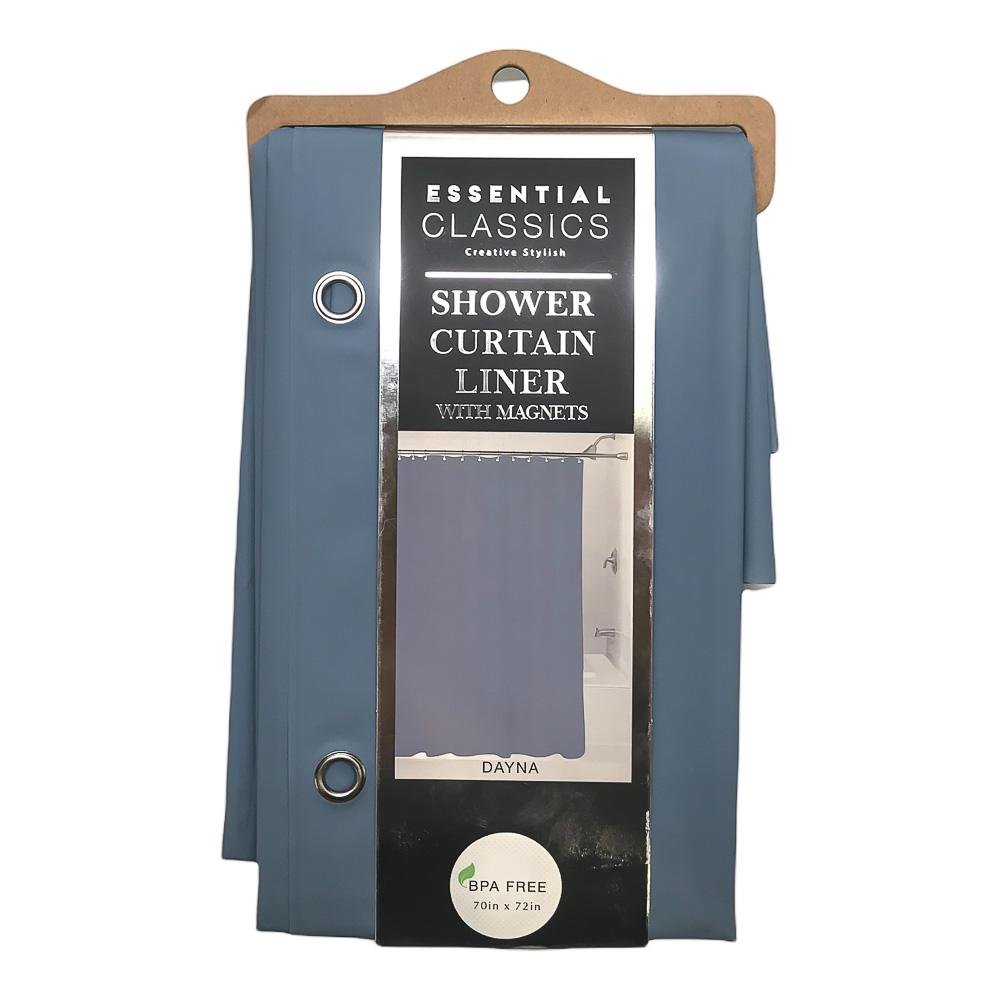 Cortina Para Baño 3D Estex Essential Classic Peva de 70" x 72" - Gris