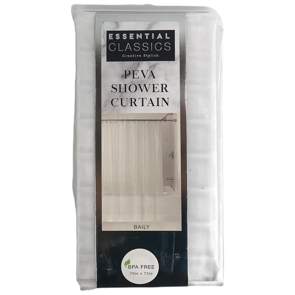 Cortina Para Baño Estex Essential Classics Peva de 70" x 72" - Único