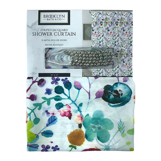 Cortina Para Baño Home Expression Whisky Floral 70" x 72"