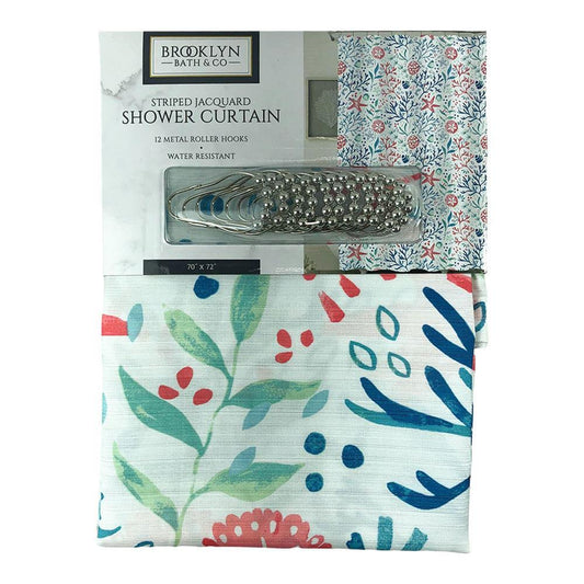 Cortina Para Baño Home Expressions Con Gancho 70" x 72"