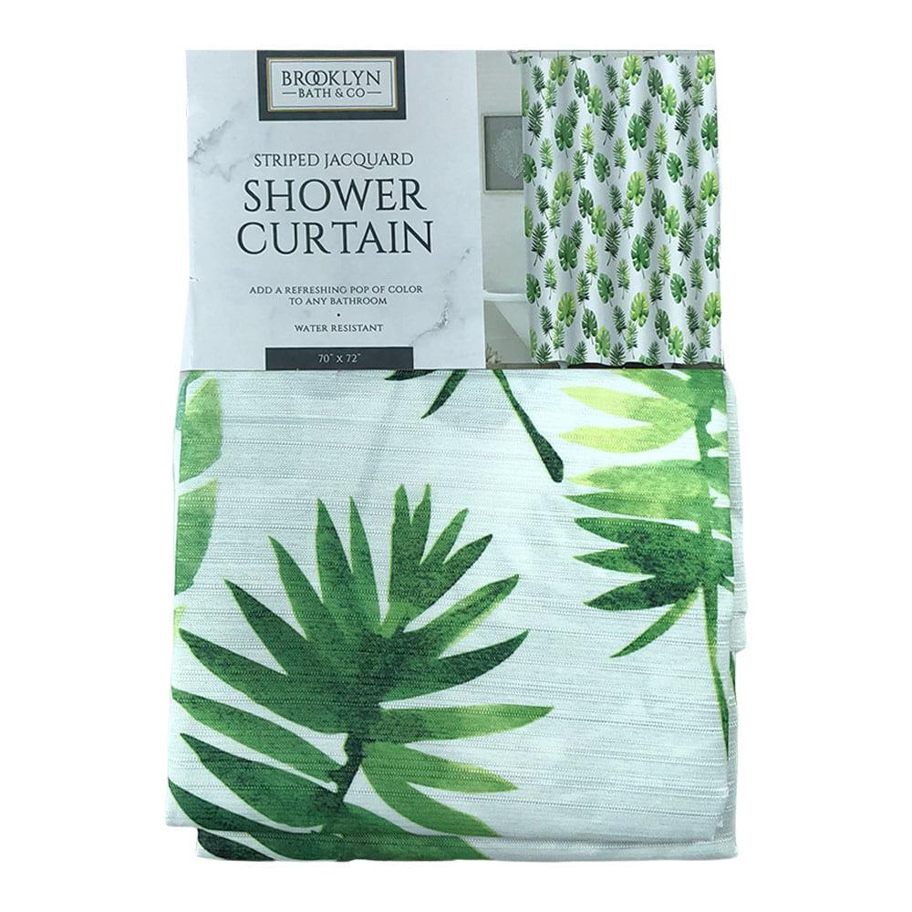 Cortina Para Baño Home Expressions Tropical Leaf 70" x 72"