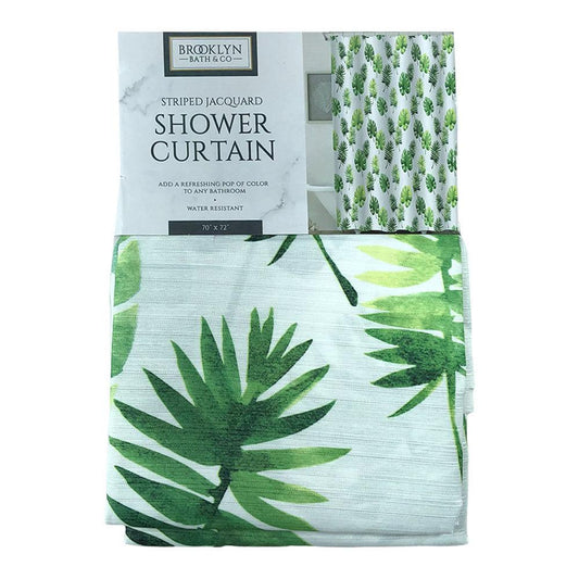 Cortina Para Baño Home Expressions Tropical Leaf 70" x 72"