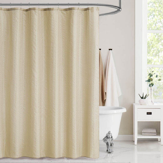 Cortina Para Baño Rt Designer Salinas 70" x 72" 13 Piezas - Beige