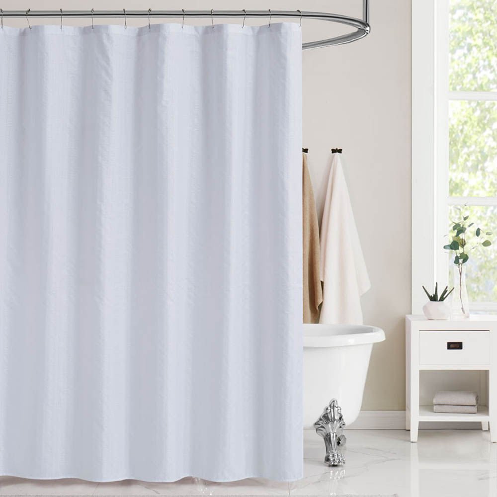 Cortina Para Baño Rt Designer Salinas 70" x 72" 13 Piezas - Blanco