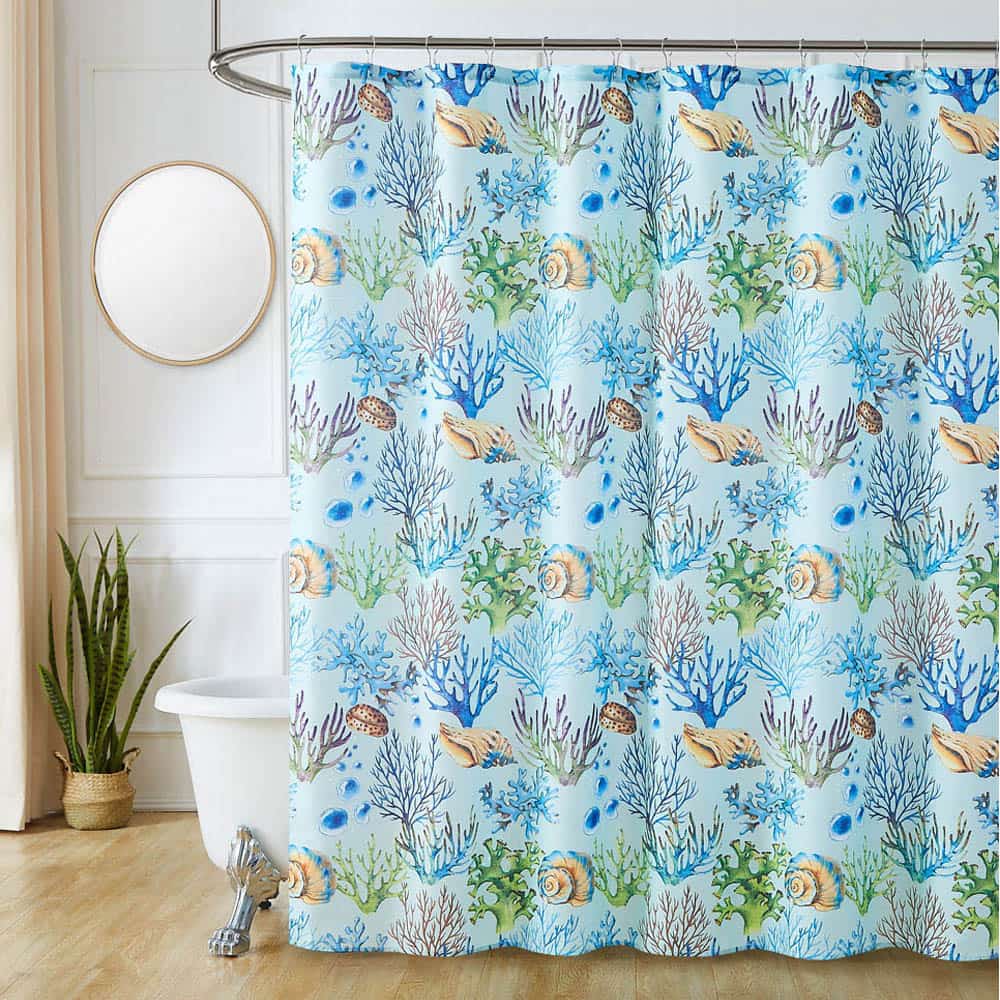 Cortina Para Baño Rt Designer Sutton Park Bahama 70" x 72" 13 Piezas - Único