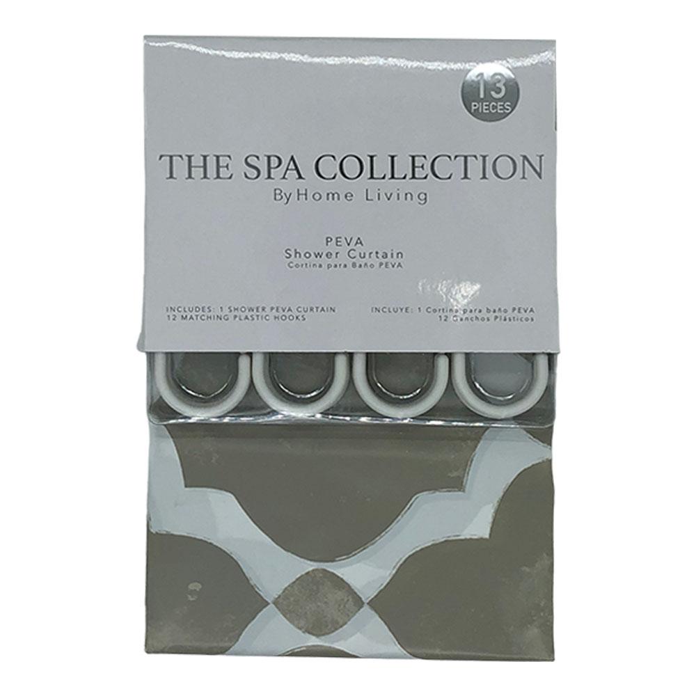 Cortina Para Baño Spa Collection de Peva 13 Piezas