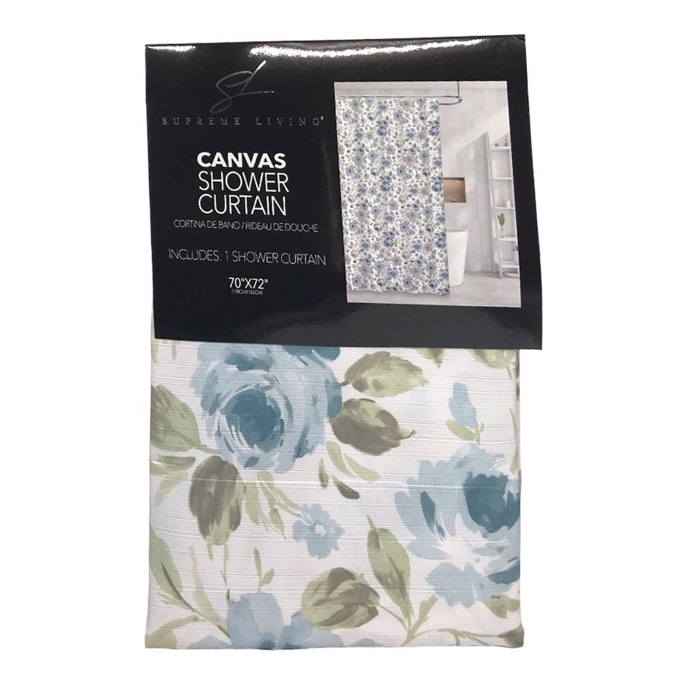 Cortina Para Baño Supreme Carter de Tela 70" x 72"
