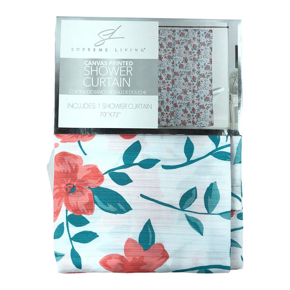 Cortina Para Baño Supreme Living Estampado 70" x 72"