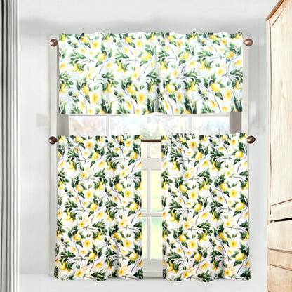 Cortina Para Cocina Lemon Home Elegance de 3 Piezas - Estampada - Home Elegance - Titan.com.pa - 2100000789535