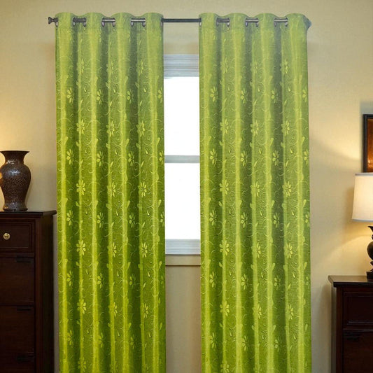 Cortina Pekin / Home Elegance / Green con Aros / 54"x84" - Home Elengace - Titan.com.pa - 2100000847471