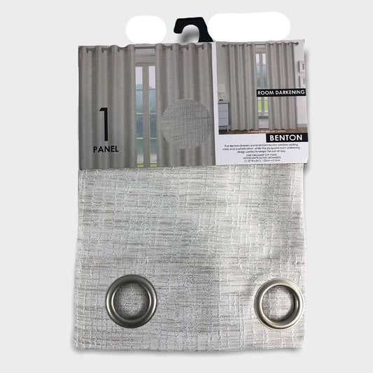 Cortina Popular Bath Benton Con Argollas de 52" x 84" - Beige