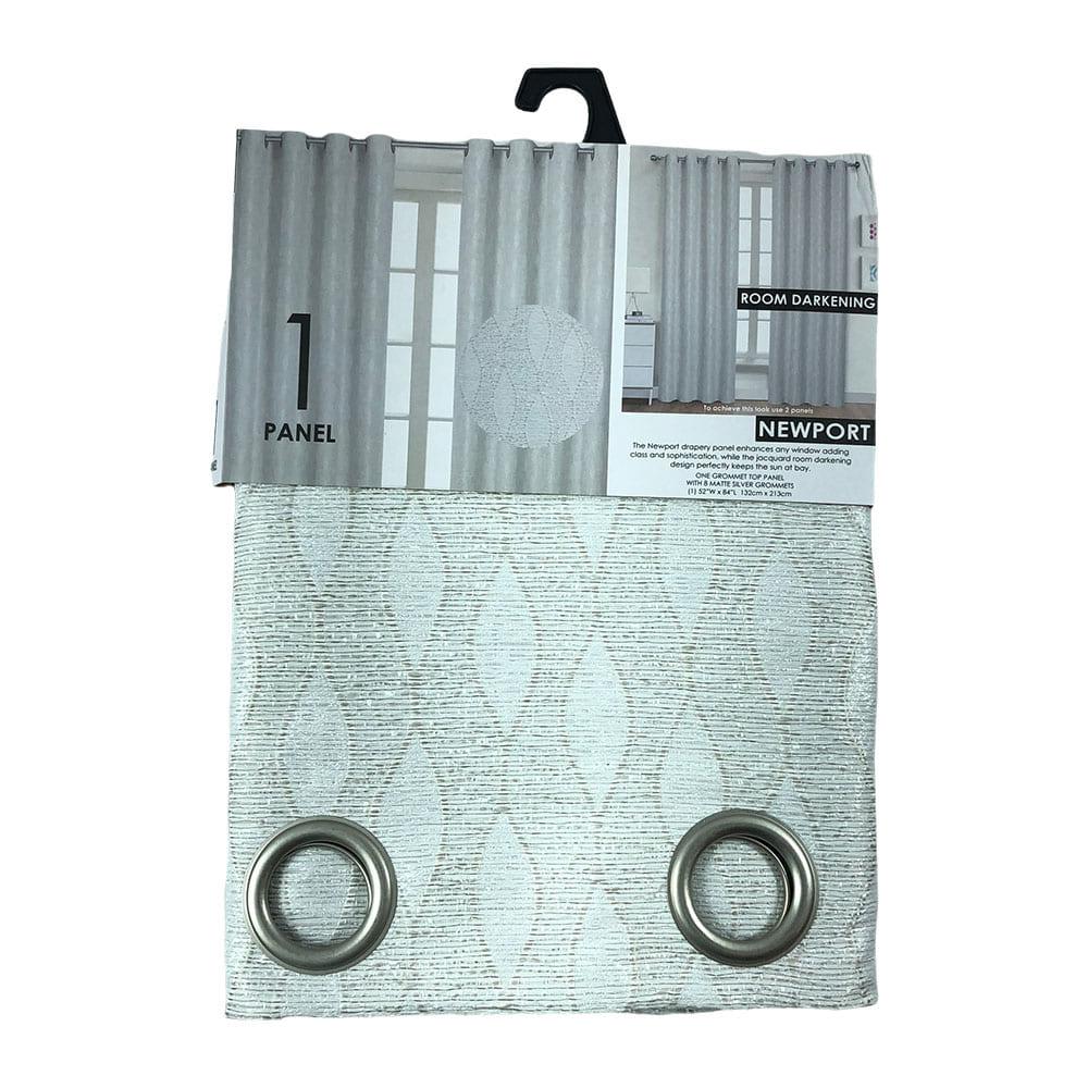 Cortina Popular Bath Newport Con Aros de 52" x 84" - Beige Oscuro