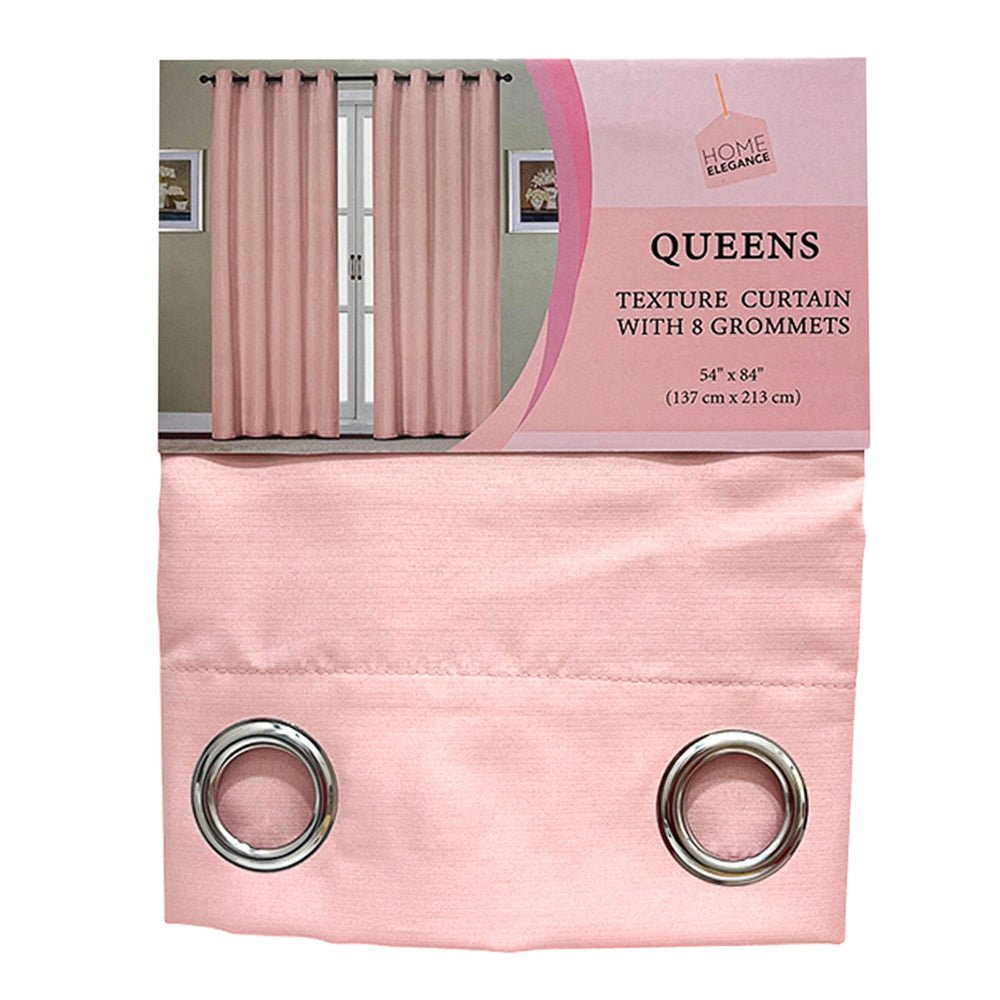 Cortina Queens Home Elegance - Blush / Aros - 54 x 84" - Home Elegance - Titan.com.pa - 2100000115051