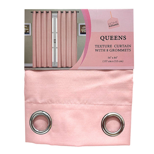 Cortina Queens Home Elegance - Blush / Aros - 54 x 84" - Home Elegance - Titan.com.pa - 2100000115051